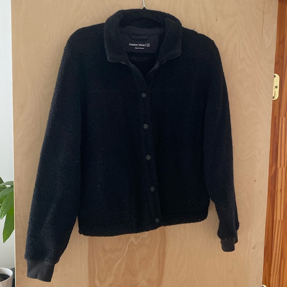 Outdoor Voices Sherpa Bomber Jacket